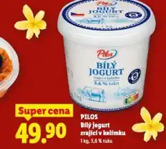 Lidl Pilos bílý jogurt nabídka