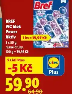 Lidl Bref wc blok nabídka