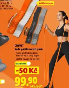 Lidl Sada posilovacích pásů nabídka