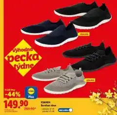 Lidl Barefoot obuv nabídka