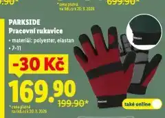 Lidl Pracovní rukavice nabídka