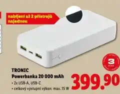 Lidl Tronic powerbanka nabídka