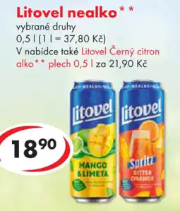 CBA Litovel nealko nabídka