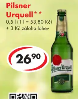 CBA Pilsner Urquell nabídka