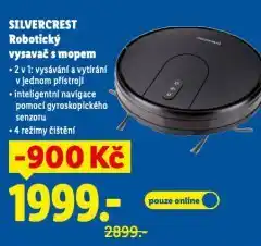 Lidl Robotický vysavač s mopem nabídka
