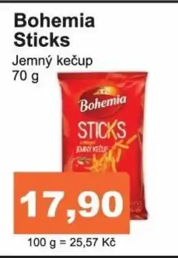 COOP DISKONT Bohemia Sticks 70g nabídka