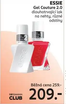 Rossmann Essie gel couture 2.0 nabídka