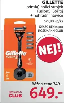 Rossmann Gillette nabídka
