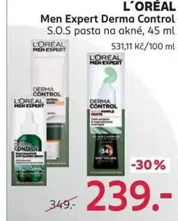 Rossmann L'oréal men expert derma control nabídka
