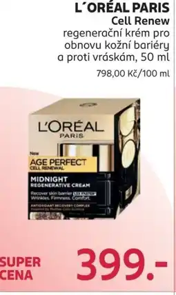 Rossmann L'oréal paris cell renew nabídka