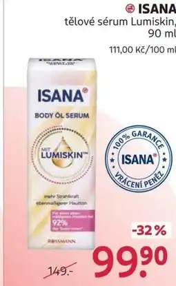 Rossmann Isana nabídka