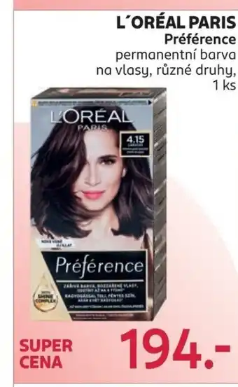 Rossmann L'oréal paris préférence nabídka