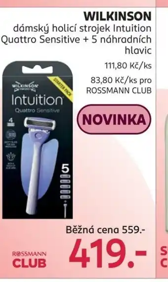 Rossmann Wilkinson nabídka