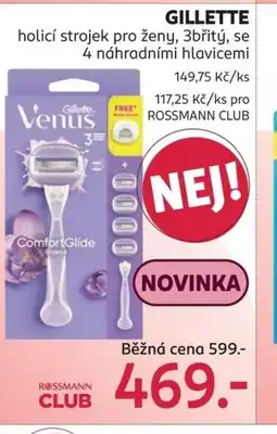 Rossmann Gillette nabídka
