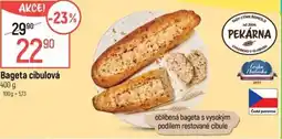 Globus Bageta cibulová nabídka