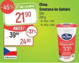 Globus Olma Smetana ke šlehání 33% nabídka