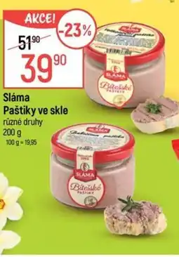 Globus Sláma Paštiky ve skle nabídka