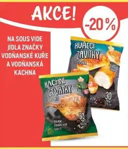 Globus Na sous vide jídla značky vodňanské kuře a vodňanská kachna nabídka