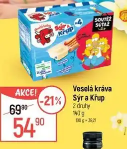 Globus Veselá kráva Sýr a Křup nabídka