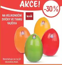 Globus Na velikonoční svíčky ve tvaru vajíčka nabídka