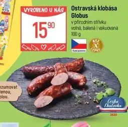 Globus Ostravská klobása Globus nabídka