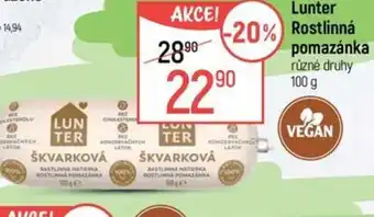 Globus Lunter Rostlinná pomazánka nabídka