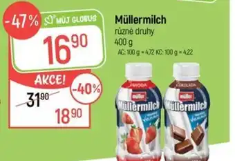 Globus Müllermilch nabídka
