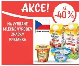 Globus Na vybrané mléčné výrobky značky krajanka nabídka