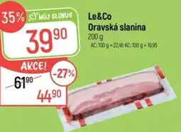 Globus Le&Co Oravská slanina nabídka