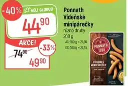 Globus Ponnath Vídeňské minipárečky nabídka