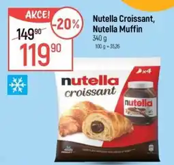 Globus Nutella Croissant, Nutella Muffin nabídka
