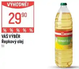 Globus VÁŠ VÝBĚR Řepkový olej nabídka