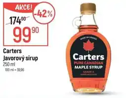 Globus Carters Javorový sirup nabídka