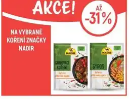 Globus Na vybrané koření značky nadir nabídka