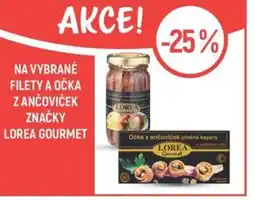 Globus Na vybrané filety a očka zančoviček značky lorea gourmet nabídka