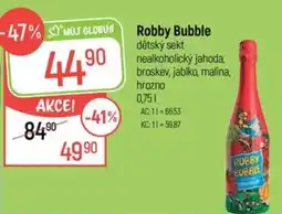 Globus Robby Bubble dětský sekt nabídka