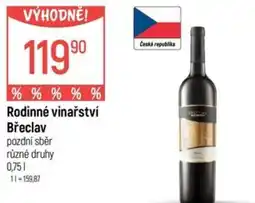 Globus Rodinné vinařství Břeclav nabídka