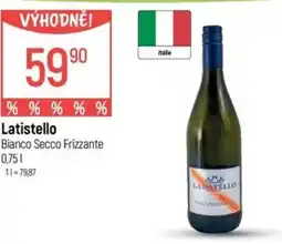 Globus Latistello Bianco Secco Frizzante nabídka