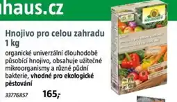 Bauhaus Hnojivo pro celou zahradu nabídka