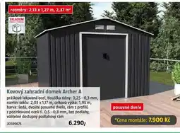 Bauhaus Kovový zahradní domek Archer A nabídka