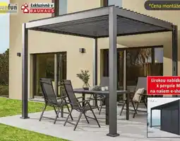 Bauhaus Pergola Milos- hliník nabídka