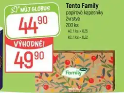 Globus Tento Family papírové kapesniky nabídka