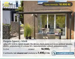 Bauhaus Pergola Zypern - hliník nabídka