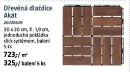 Bauhaus Dřevěná dlaždice Akát nabídka