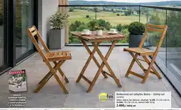 Bauhaus Balkonový set nábytku Bistro - 3dílný set nabídka