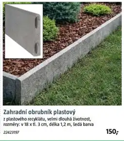Bauhaus Zahradní obrubník plastový nabídka