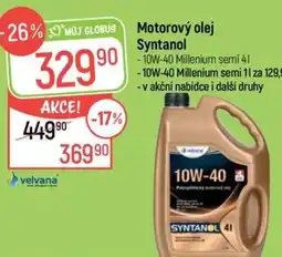 Globus Motorový olej Syntanol nabídka