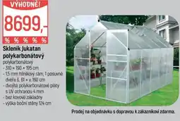 Globus Skleník Jukatan polykarbonátový nabídka