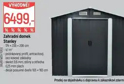 Globus Zahradní domek Stanley nabídka
