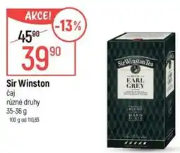 Globus Sir Winston čaj nabídka